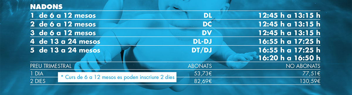 Curs de natació per nadons – NADONS cursos-natacio-NADONS-temporada